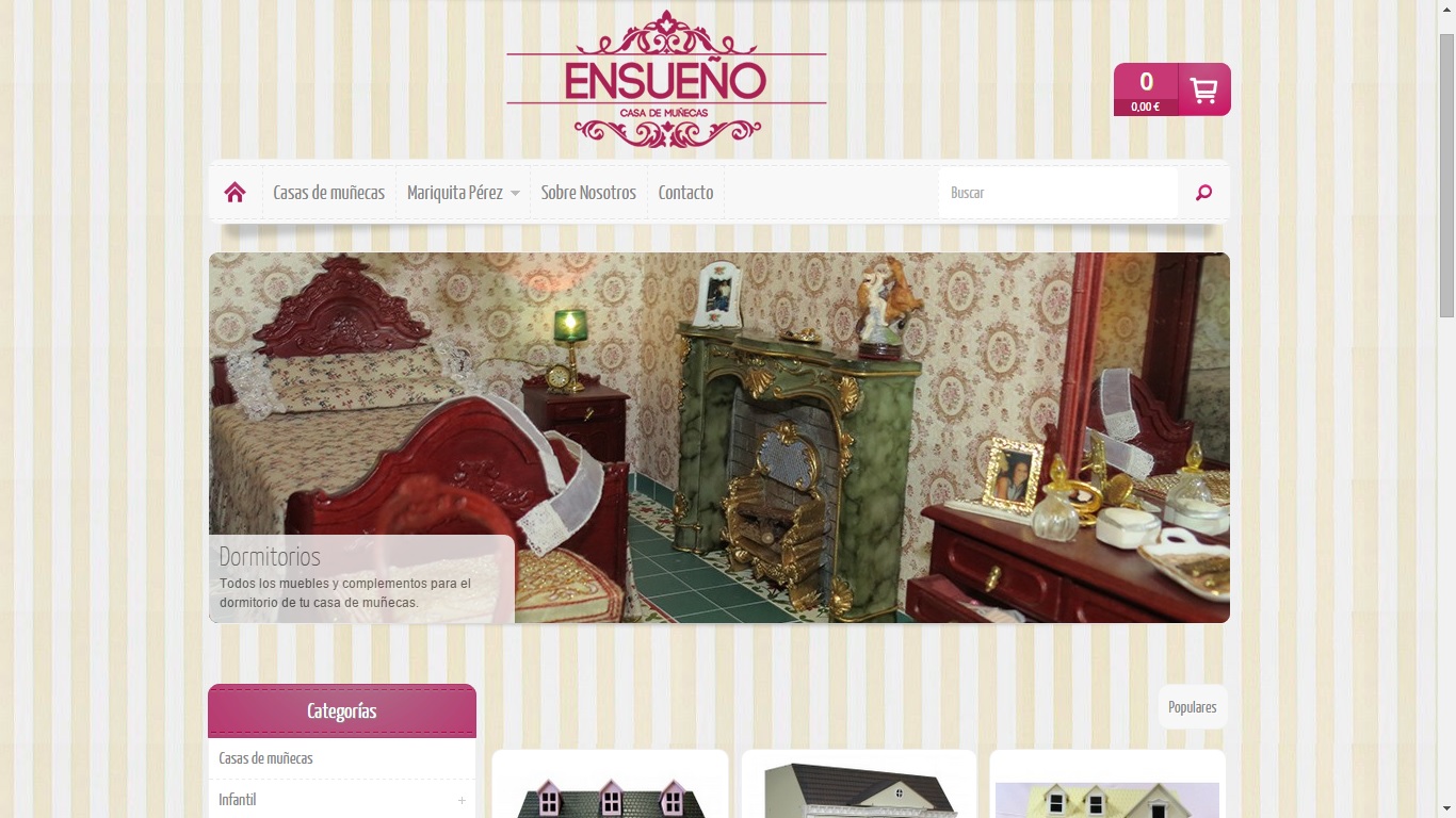 Nueva tienda online hecha por Multiplicalia para Casadelasmuñecas