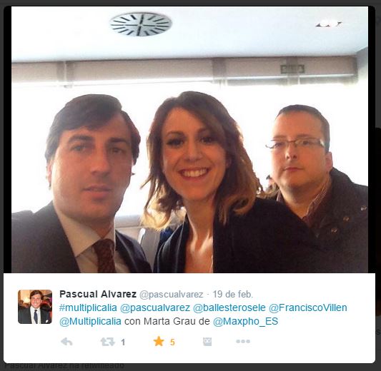 Selfie Pascual, Francisco y Marta