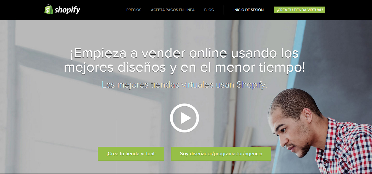 Una de las opciones para montar tu tienda online es con shopify