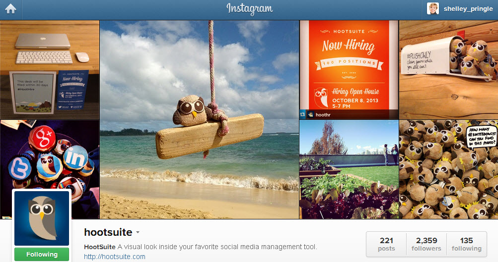 Hootsuite instagram