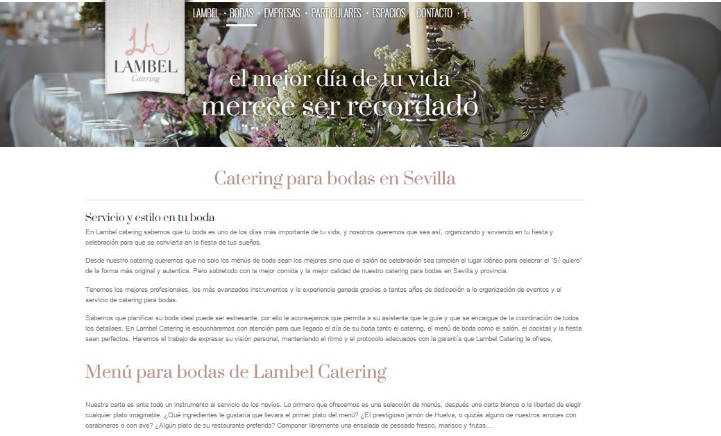 Diseño tienda online lambel