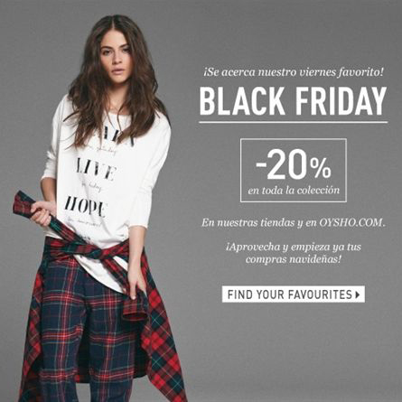 Zara se promociona para el black Friday