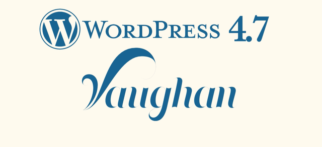wordpress 4.7 vaughan