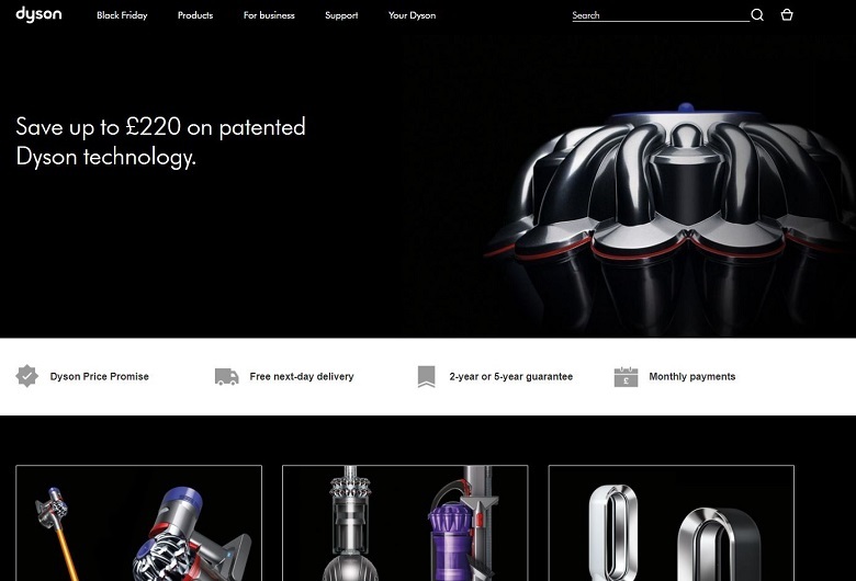 optimizar una landing page dyson