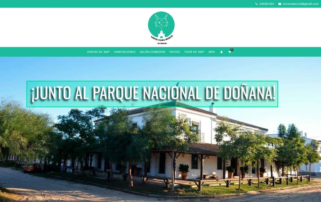 lince casa rural diseno web