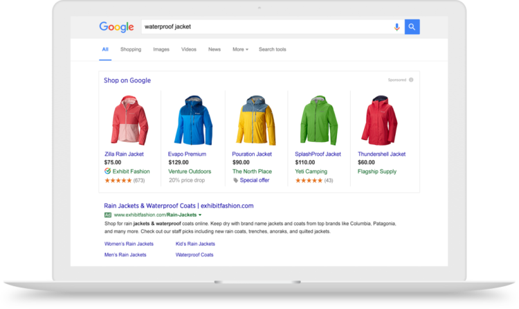 campaña de Google Shopping