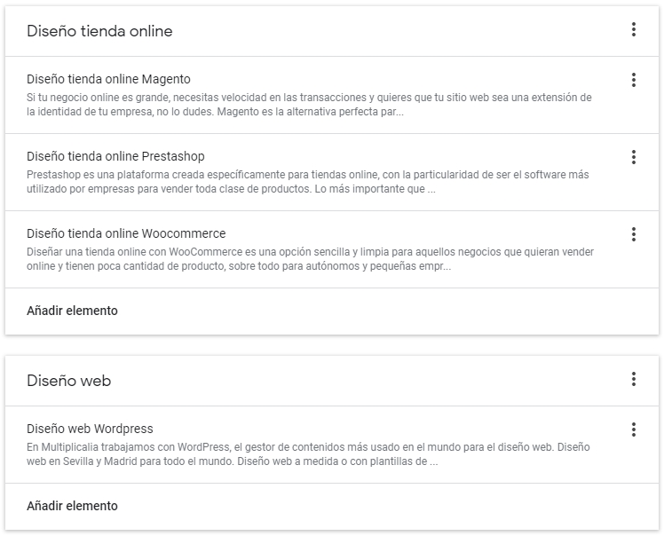 servicios en google my business