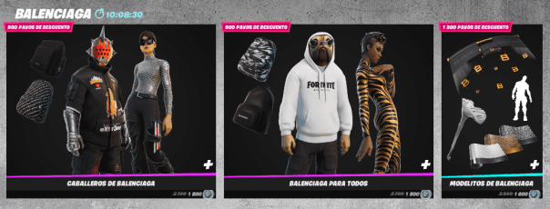 Balenciaga en Fornite 