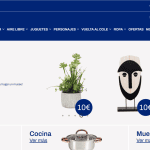 Diseño tienda online para Tiendas MGI