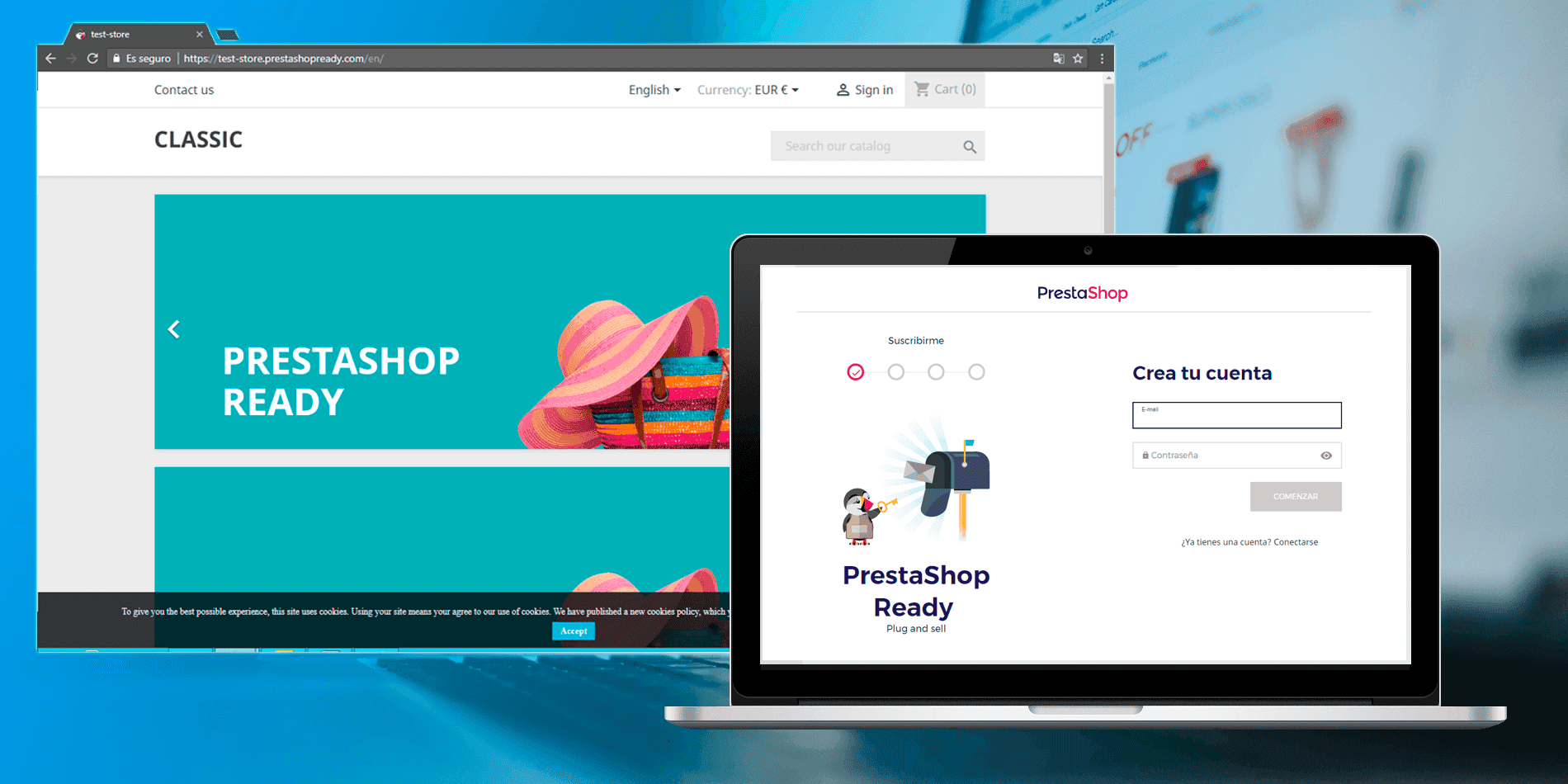 diseño de tienda online con prestashop vs wix